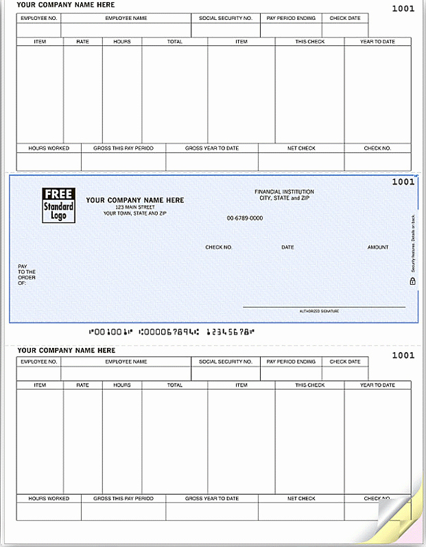 Print Payroll Checks